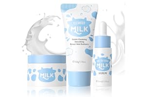 Autmor Set de Cuidado de la Cara Completo Kit de Cuidado Facial Hidratante y Nutritivo y Control de Aceite Adecuado para Todos los Tipos de Piel Ideal para Regalo para Mujer Beauty con Mini Tamaño