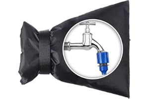 Flatro Outside Tap Cover Frost Protector | Water Tap Insulation Cover to Protect from Freezing | Outdoor Thermal Tap Jacket for Winter (Pack of 1) 20 x 16cm Outside Tap Cover for Winter