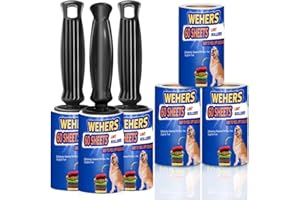 WEHERS 360 Sheets Lint Rollers for Clothes, Pets & Home - Extra Sticky & Easy Peeling