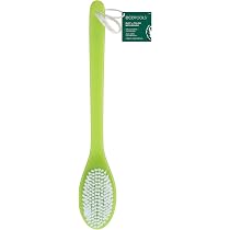 EcoTools Buff + Polish Badebürste – Langer Griff, Doppelseitig, Aus Recyceltem Kunststoff, Tierversuchsfrei