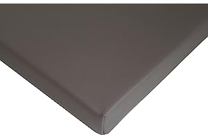 ‎KISSENFABRIK-JUWAN Pflegeleichtes Sitzkissen Stuhlkissen Bankkissen 40x40cm Kunstlederbezug in Gastroqualität (Graubraun)