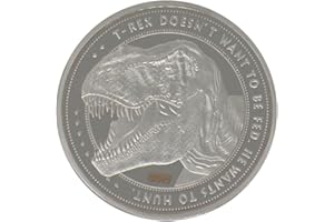 FANATTIK Jurassic Park 25th Anniversary Limited Edition Collectors Coin (Silver)