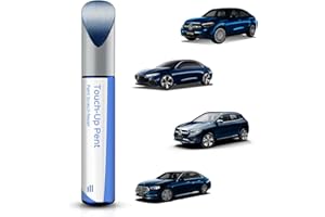 PARTS4EV 890/5890 Lunar Azul Metálico Pintura de retoque para Mercedes-Benz Serie A/C/E/GLA/GLC/GLK Series, Coincidencia exacta, retoques de arañazos y desconchados