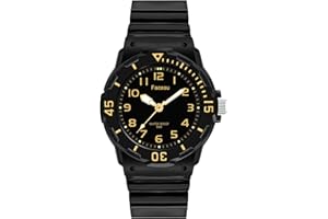 Facasu Analoge Kinderuhr für Jungen Mädchen,50M wasserdichte Quarzuhr für Kinder,Weiches Armband,leicht lesbare Uhr für Kinder Kleinkinder Lernen die Uhrzeit im Alter von 4–12 Jahren