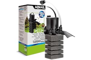 Filtr Turbo Mini – Siła w miniaturze | Wydajny i trwały filtr wewnętrzny do akwariów słodkowodnych <80 l | 320 l/h | 4,4 W