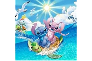 YITYDAMAI Peinture Diamant 5D DIY Complet, Cartoon Animaux Broderie Diamant Kit Complet, DIY Diamond Strass Toile Point de Croix Painting par Numéro pour Décoration Murale Enfants Adultes, 30x30 cm（1）