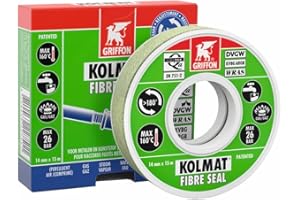 GRIFFON FRANCE SARL Rollos de cinta Kolmat fibra Seal GRIFFON cinta 15 m x 12 mm - 6300531