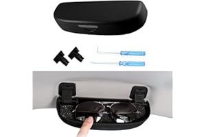 Coleya Étui à Lunettes de Voiture Compatible avec Toyota Yaris Cross 2020-2024, Porte Lunettes, Support de Lunettes de Soleil, Toyota Yaris Cross Accessoire Boîte à Lunettes (Noir)