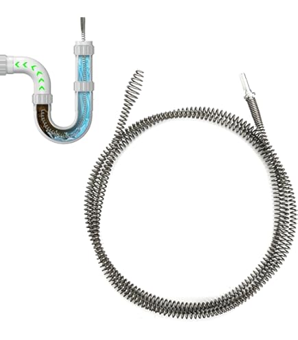 Espiral De Limpieza De Tuberías De 30m Con 4 Cortadores Tekmaquinas