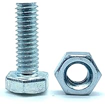 Set 50 Viti A Testa Esagonale + 50 Dadi M5x20mm - Acciaio Zincato - Per Fai Da Te E Riparazioni - Foto 5