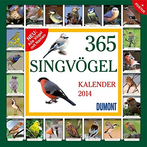 365 Singvögel Kalender 2014. Broschürenkalender