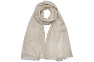 GRAGENGS Damen Sommer Schals Baumwolle Leichte Große Lange Gaze Damenschal Eleganter Plain Tücher 75”×43”