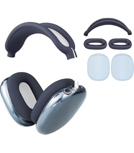 TNSNK Custodia Resistente Ai Graffi, Compatibile Con Cuffie Airpods Max, Custodia Antiurto In TPU Per Airpods Max Accessori (coperture Per Padiglioni/fascia Per Auricolari/copriauricolari/protezione