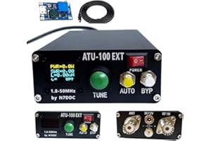 MALAHIT Sintonizador de antena automático ATU-100 1.8-50 mhz 100 W onda corta con carcasa metálica ensamblada