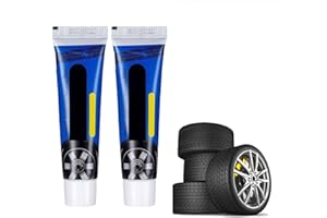 COMIOKE Pegamento para Reparar Neumáticos, Kit Antipinchazos Coche, Kit Reparación Neumático, Kit Repara Pinchazos Adecuado para Automóviles/Motos/Bicicletas - Repara Rápidamente Grietas