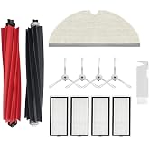robotbedek, Q8 Max, Q8 Max Plus White Compatible Replacement Brush Hepa Filter Mop Set-11 Pieces
