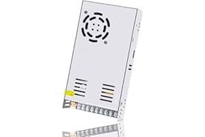 Kingwen Fuente de alimentación conmutada 24V 20A, transformador LED 480W, CA 85-265V a CC 24V 20A