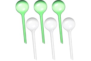Haishell 6 Pack Plant Watering Bulbs,Plastic Automatic Self-Watering Globes,Plant Waterer drip irrigation equipment for automatic watering of indoor and outdoor potted plants