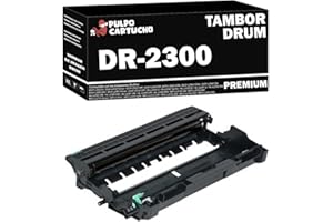 Pulpo Cartucho - Tambor DR2300 Negro Compatible con Brother Ref. DR-2300 - Valido para Impresoras DCP/HL/MFC