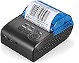 KKmoon 100~240V Bluetooth 4.0 POS Imprimante Thermique de Code Billet en, 58mm Papier | 8dot/mm | 90 mm/s pour iOS Android Windows