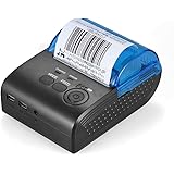 KKmoon 100~240V Bluetooth 4.0 POS Imprimante Thermique de Code Billet en, 58mm Papier | 8dot/mm | 90 mm/s pour iOS…