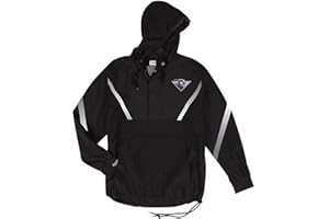 Mitchell & Ness NBA Golden State Warriors Half Zip Reflective Anorak Jacket Black