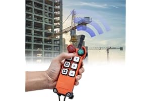 MXBAOHENG Drahtlose Kransteuerung 24V Hoist Fernbedienung Industrielle elektrische Hebezeuge Fernbedienung für Winden Ankerwinden Kräne Förderer/mit 1Sender &1 Empfänger (Unterstützung 24-95V)