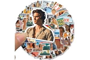 KEULABLEN Outer Banks autocollants, 100 pièces TV Show Sticker Set, vinyle autocollants étanches pour bouteille d'eau ordinateur portable skateboard guitare valise de voyage, adultes