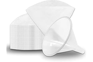 KAIHENG 50 coni filtro e imbuti Filtri olio per friggitrice da 11,4cm Filtro olio Cono filtro in tessuto non tessuto Coni filtro grasso Ideale per ristoranti, caffè, camion di cibo, hotel