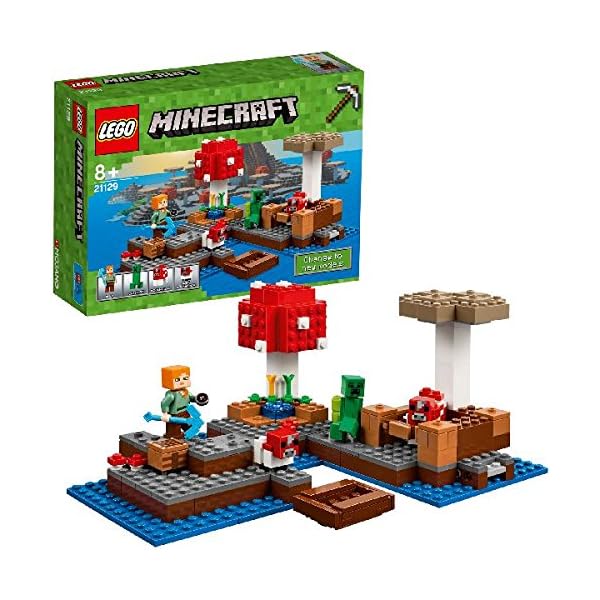 lego minecraft isla champiñon