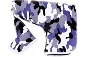 Seacloud - Copertura per putter da golf, motivo mimetico, con chiusura magnetica