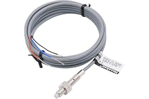 Heschen M6 Inductive Proximity Sensor Switch Non-Shield Type LJ6A3-2-Z/BX Detector 2mm 10-30VDC 150mA NPN Normally Open(NO) 3 Wire