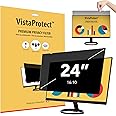 VistaProtect – Filtro Privacy Premium & Filtro Anti Luce Blu. Pellicola di Protezione per Monitor e Schermo di Computer PC (2