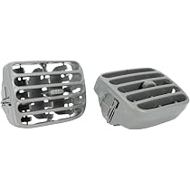 Grilles D'aération Centrale Pour Renault Thalia I Et Clio II – Lot De 2 Pièces – En ABS Noir – Remplacement Direct - 2