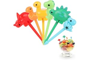 FAGENT Fourchettes à Fruits Enfant, 18 Pièces 3D Mini Fourchette en Plastique Réutilisable Fourchettes de Dessin Animé Enfants Décoration pour Party Après-midi Thé Fête d'Anniversaire Bento Box Accessoires