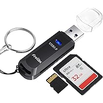 Lettore Di Schede Micro SD, Adattatore USB 3.0 Memoria Con Portachiavi - Support - Foto 5