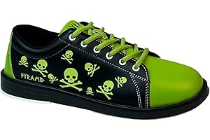 Pyramid Men's Skull Green/Black Bowling Shoes
