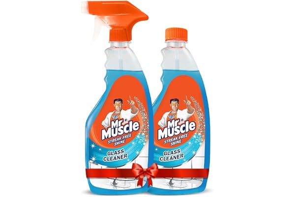 Mr.Muscle Glass and Surface Cleaner Spray, 500 Ml *2 (Pack of 2) Household & All Glass Cleaner