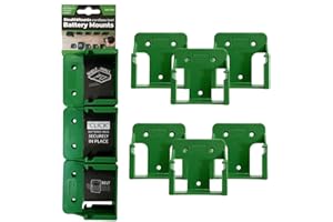 StealthMounts Batteriehalter kompatibel mit Metabo HPT 18V/36V (6er Pack) - Grün | StealthMounts Batteriehalterungen | Hergestellt in Großbritannien