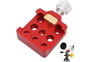 EQULUP Teleskop -Schwalbenschwanz -Klemme Aluminiumlegierung Schwalbenschwanz Sattelklemme Mount Basis für Teleskope und Kameras Fallen bei der Stütze