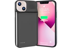 NEWDERY Akku Hülle für iPhone 12 Mini / 13 Mini, 4700mAh Portable Ladeschutzhülle, Extended Battery Ladegerät Fall für iPhone 12 Mini für iPhone 13 Mini (5.4 Zoll)