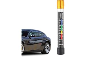 VODUNS Misuratore Di Spessimetro Vernice per Auto, Mini Portatile Tester Di Vernice Penna con Scala Punta Magnetica, Resistente All'acqua, Test Crash per Rilevatori Di Danni Alla Carrozzeria e Di Collisioni