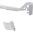 5 x White Eurocell CRS-8207 Conservatory Gutter Brackets for Eurocell Marshall Tufflex Overhead Hidden Clip