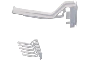 TRULY PVC SUPPLIES 5 x White Eurocell CRS-8207 Conservatory Gutter Brackets for Eurocell Marshall Tufflex Overhead Hidden Clip