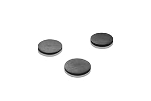 VEHADI WELLNESS Coffret de 3 Plaque Shungite pour Téléphone Mobile, Ordinateur Portable, Appareil Electronique, Coffret de Shungite Carélienne Authentique, Plaques Adhésives Circulaires