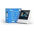 SONOFF NSPanel Smart Scene WiFi Wall Switch, WiFi Smart Switch, 2 Way Smart Home Control Panel for Temperature and Humidity Control, Smart Lights, Smart Switch, Works with Alexa and Google Home, White