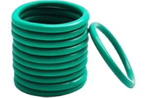 GORKEM Flúor Caucho Tóricas Juntas, 23mm OD, 13mm ID, 5mm Ancho, Verde 5 Piezas