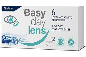Easy Day Lens, 6 Lenti A Contatto bisettimanali per la correzione della miopia -7.00