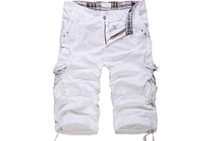 TOFOTL Shorts et Bermudas Homme Sport Vintage Bouton Classique Couleur Uni Pantalon Survetement Homme Ete Slim Mode Outdoor Bermuda Short Elastique Homme