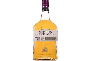 NEISSON - Profil 105 Bio - Rhum Agricole Ambré - Origine : Martinique - 53,3% Alcool - Notes épicées et fruitées - 70cl